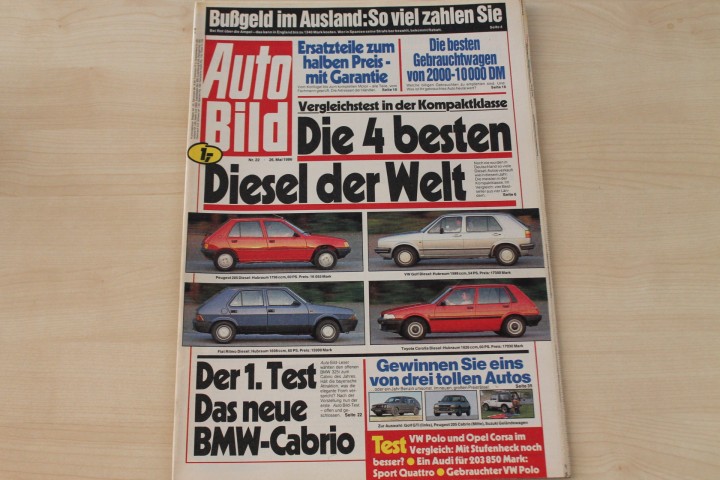Deckblatt Auto Bild (22/1986)